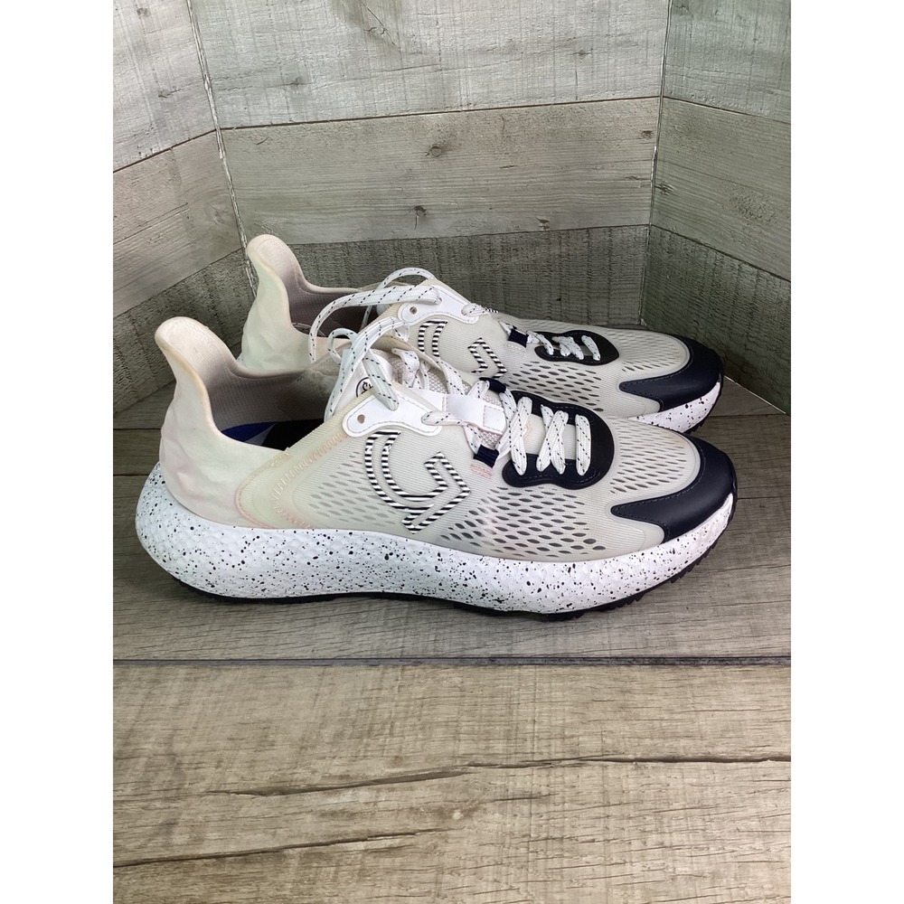 G/FORE MG4x2 Cross Trainer Golf Shoes Mens 8 Snow Twilight GMF000062 White Navy